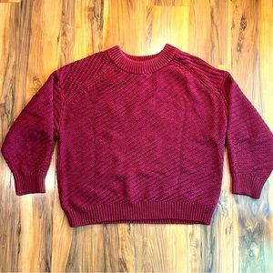 Dark Red Universal Thread Sweater